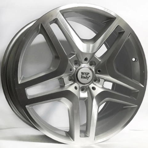WSP Italy Mercedes (W774) Ischia W9 R20 PCD5x112 ET57 DIA66.6 silver polished